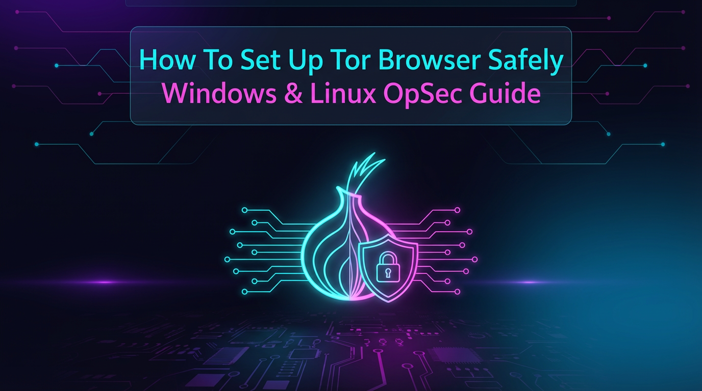 How To Set Up Tor Browser Safely in 2025 (Windows & Linux OpSec Guide)